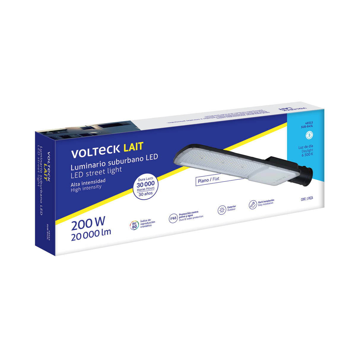 LUMINARIO SUBURBANO DE LED 200W ALTA INTENSIDAD