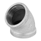codo 45 de hierro galvanizado