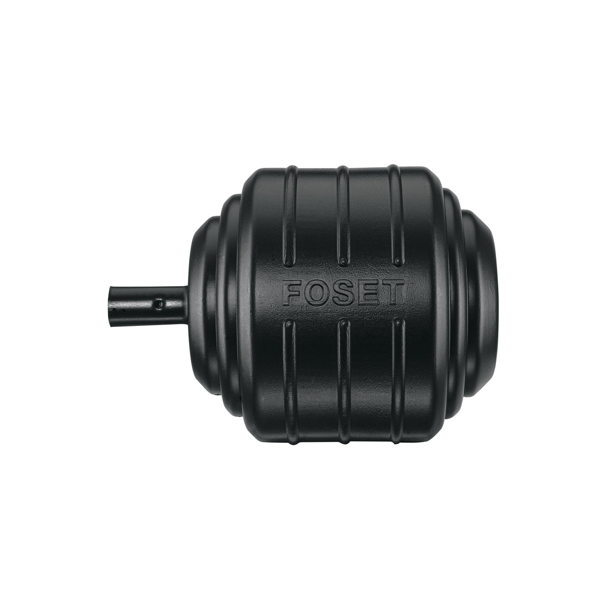 BOLLA SIN VARILLA NEGRA PEQUEÑA DE POLIETILENO FOSET