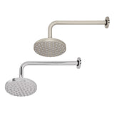 REGADERA LATON, 6", BRAZO Y CHAPETON ELEMENT