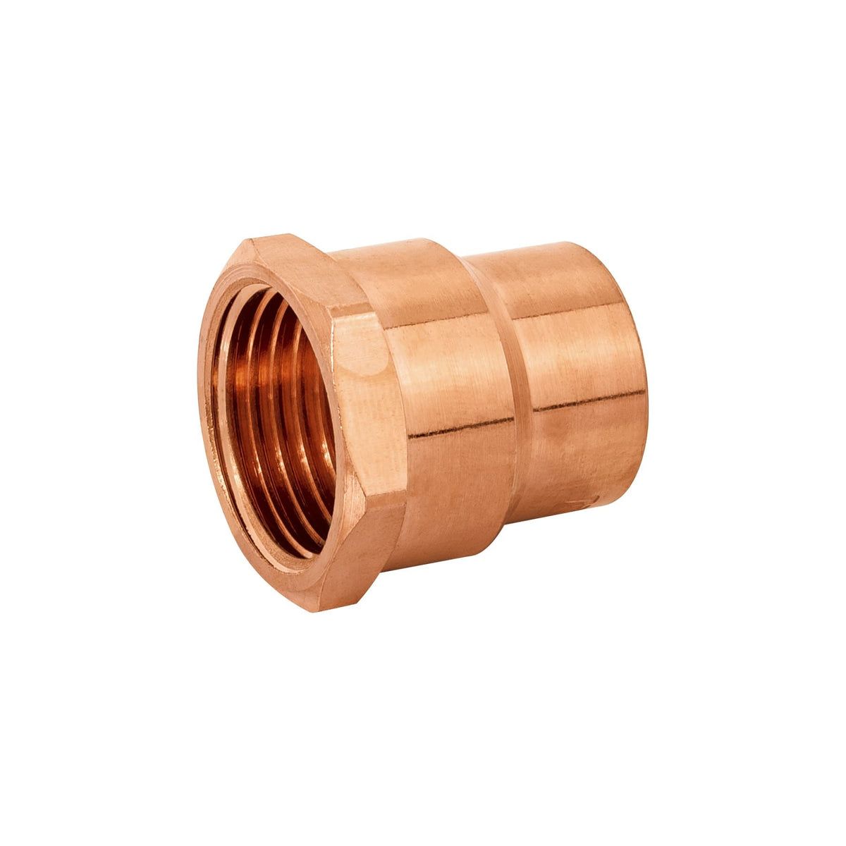 conectores cobre a rosca interior