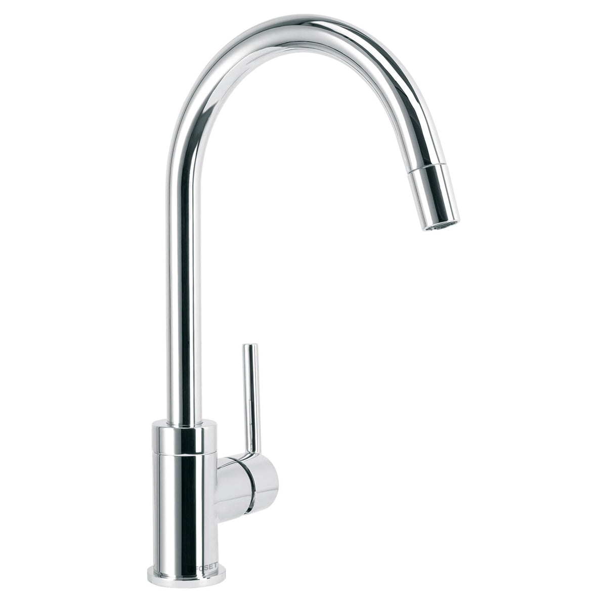 MEZCLADORA DE FREGADERO MONOMANDO CON MANGUERA EXTRAIBLE CROMADA DE LATON FOSET ELEMENT