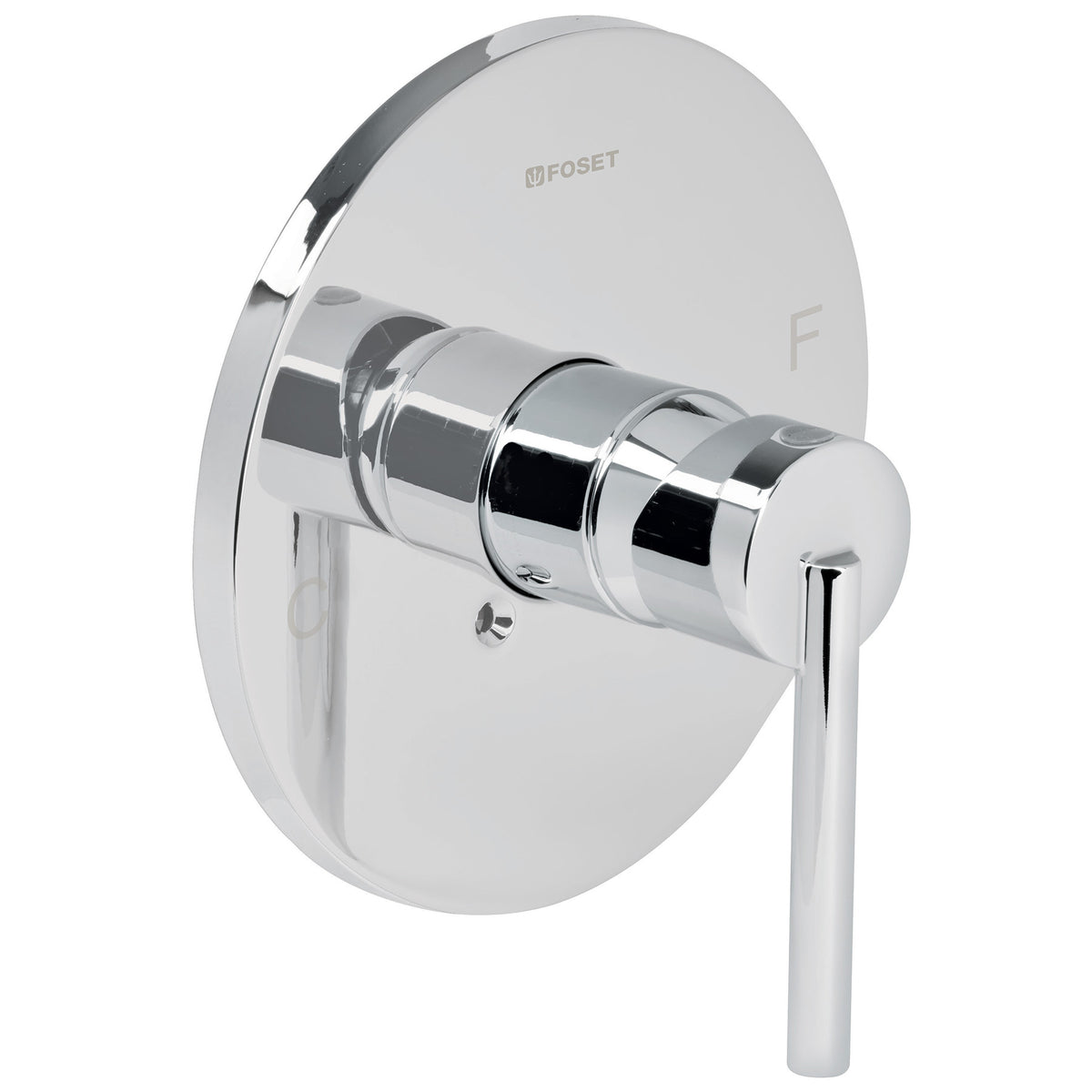 MEZCLADORA DE BAÑO  MONOMANDO SIN DESVIADOR  CROMADA  DE LATON FOSET ELEMENT