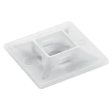 Base plastica con adhesivo para abrazadera plastica
