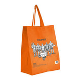 Bolsa ecológica naranja de 38 x 49 cm