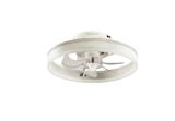 ABANICO DE TECHO DECORATIVO 16'' CON LUZ LED (WH) 30W INTERRUPTOR CCT 30K 40K 60K IP20 DIMEABLE (E)