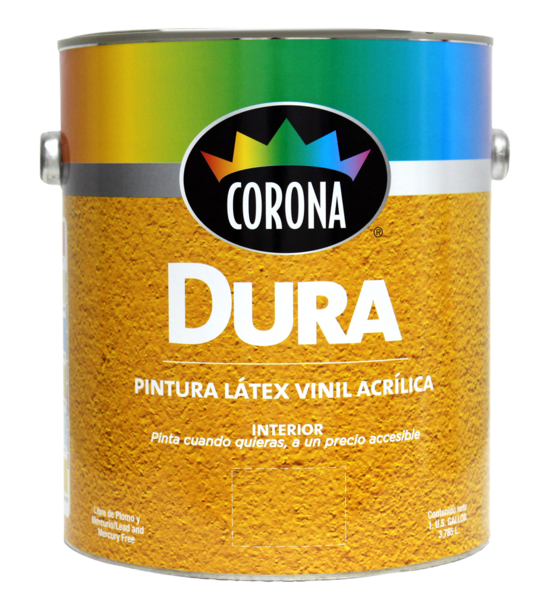 Pintura dura latex corona